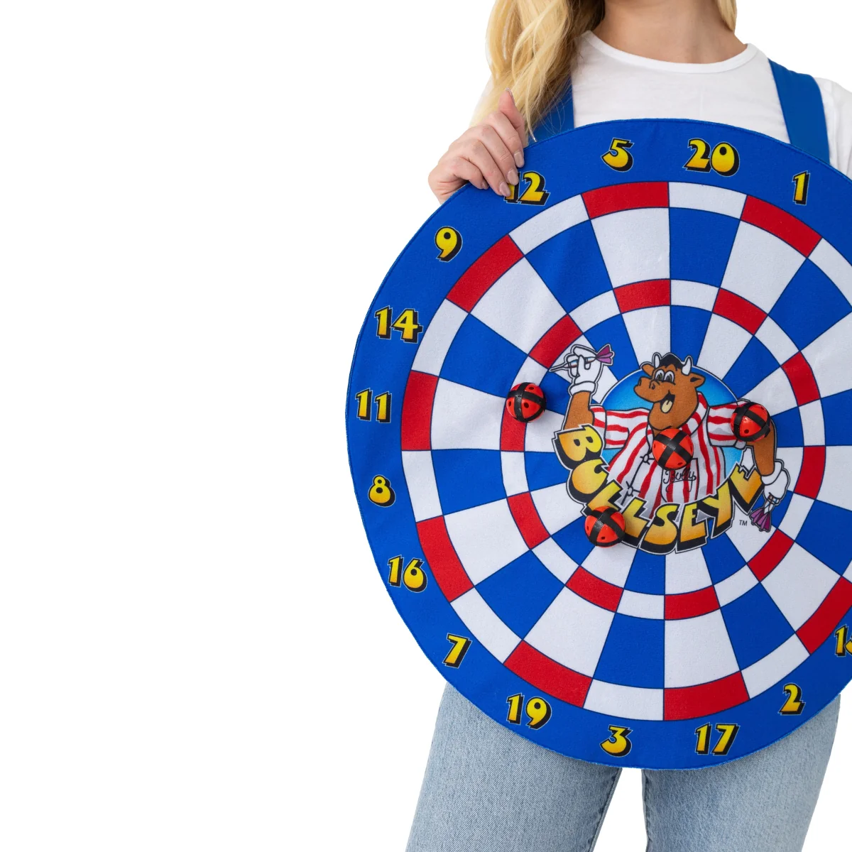 Bullseye Bully Dartboard Tabbard with Velcro Balls - Image 3