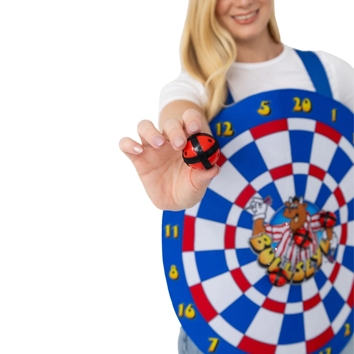 Bullseye Bully Dartboard Tabbard with Velcro Balls - Image 4