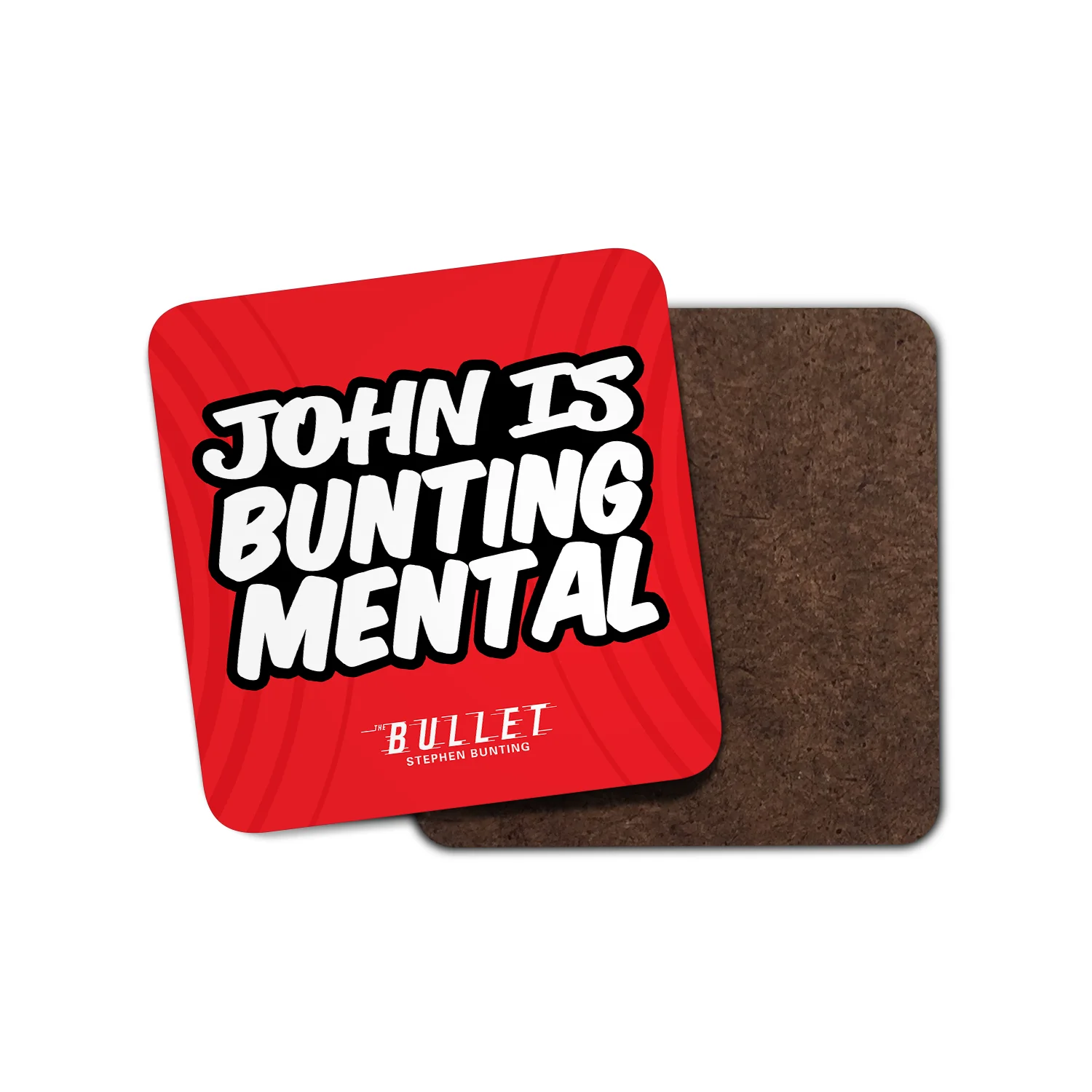 Custom Bunting Mental Coaster - Image 2