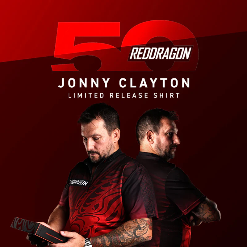 Jonny Clayton 50 Year Player Edition Shirt - Image 3