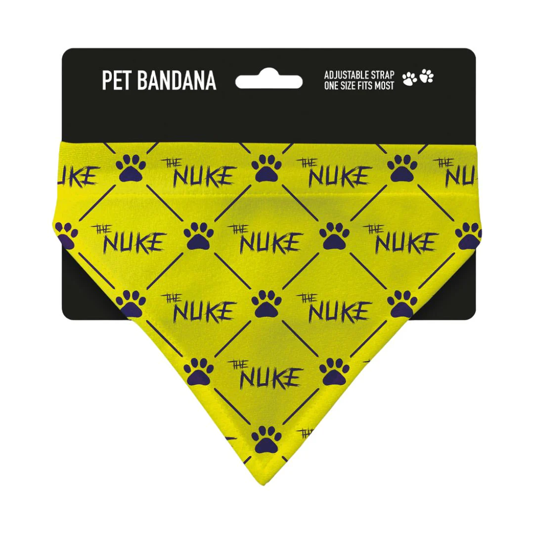 Luke Littler Yellow Pet Bandana