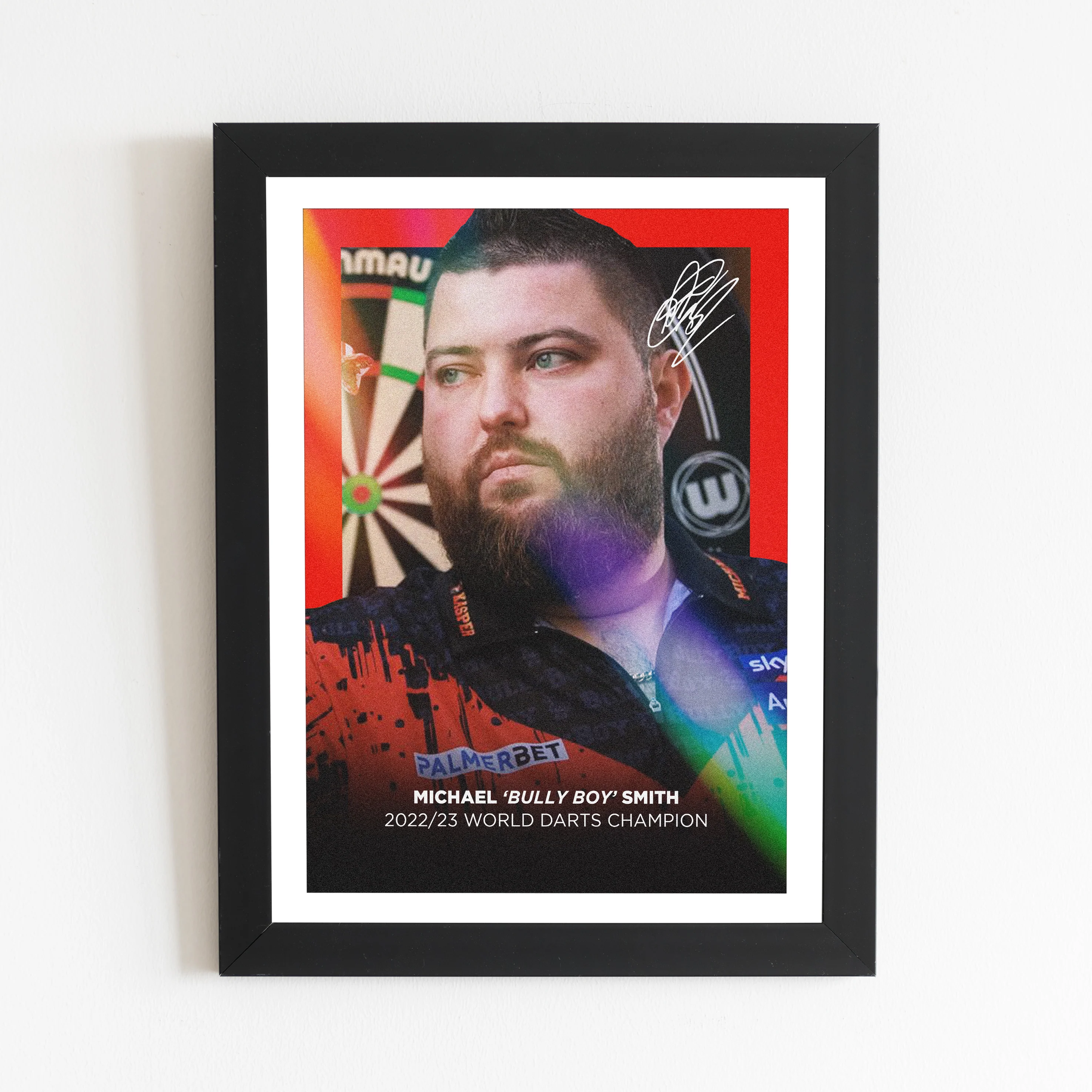 Michael Smith World Darts Champion Poster