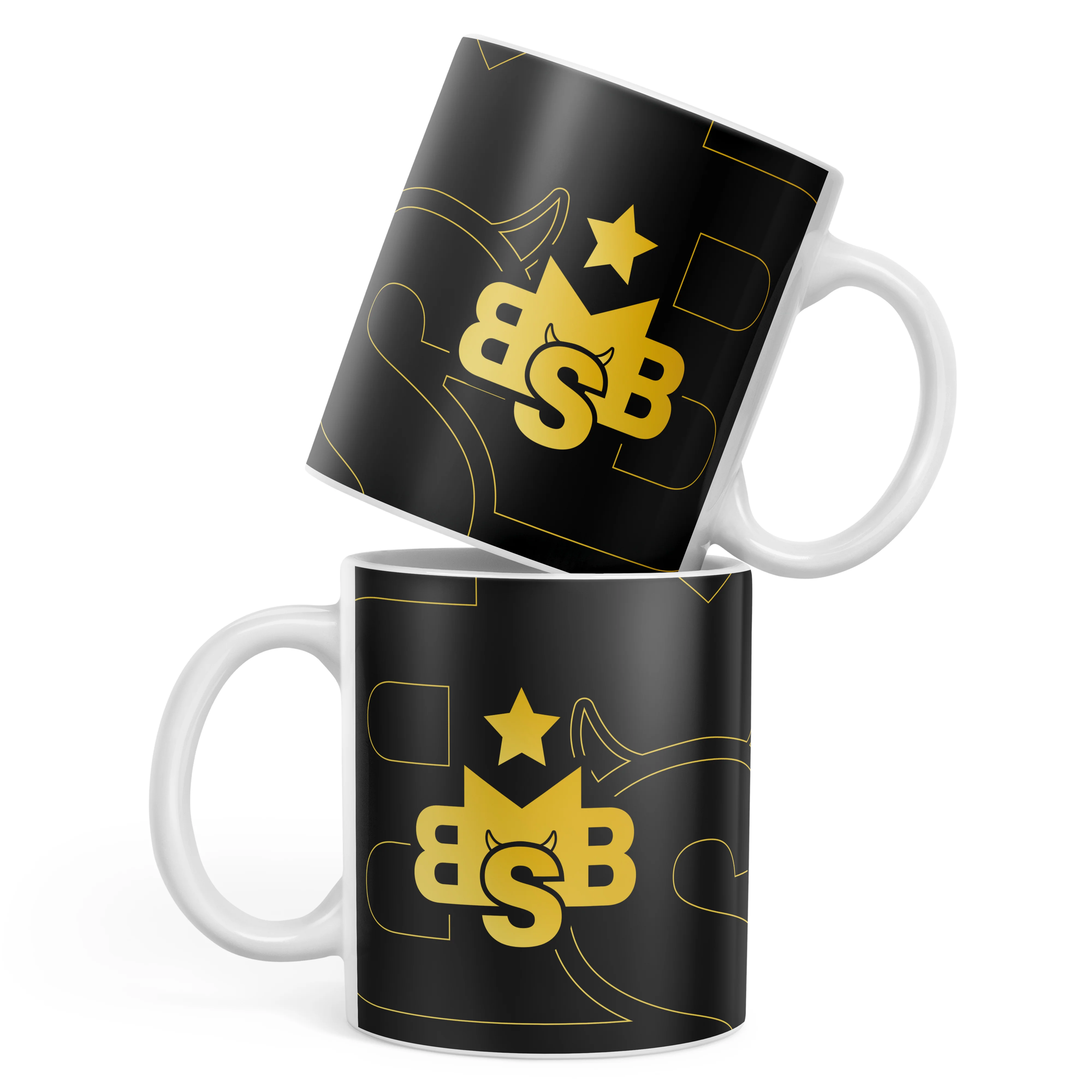 Michael Smith Yellow Logo Mug