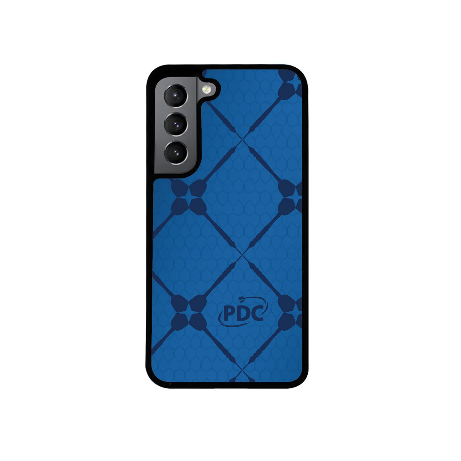PDC Blue Dart Cross Phone Case - Image 2