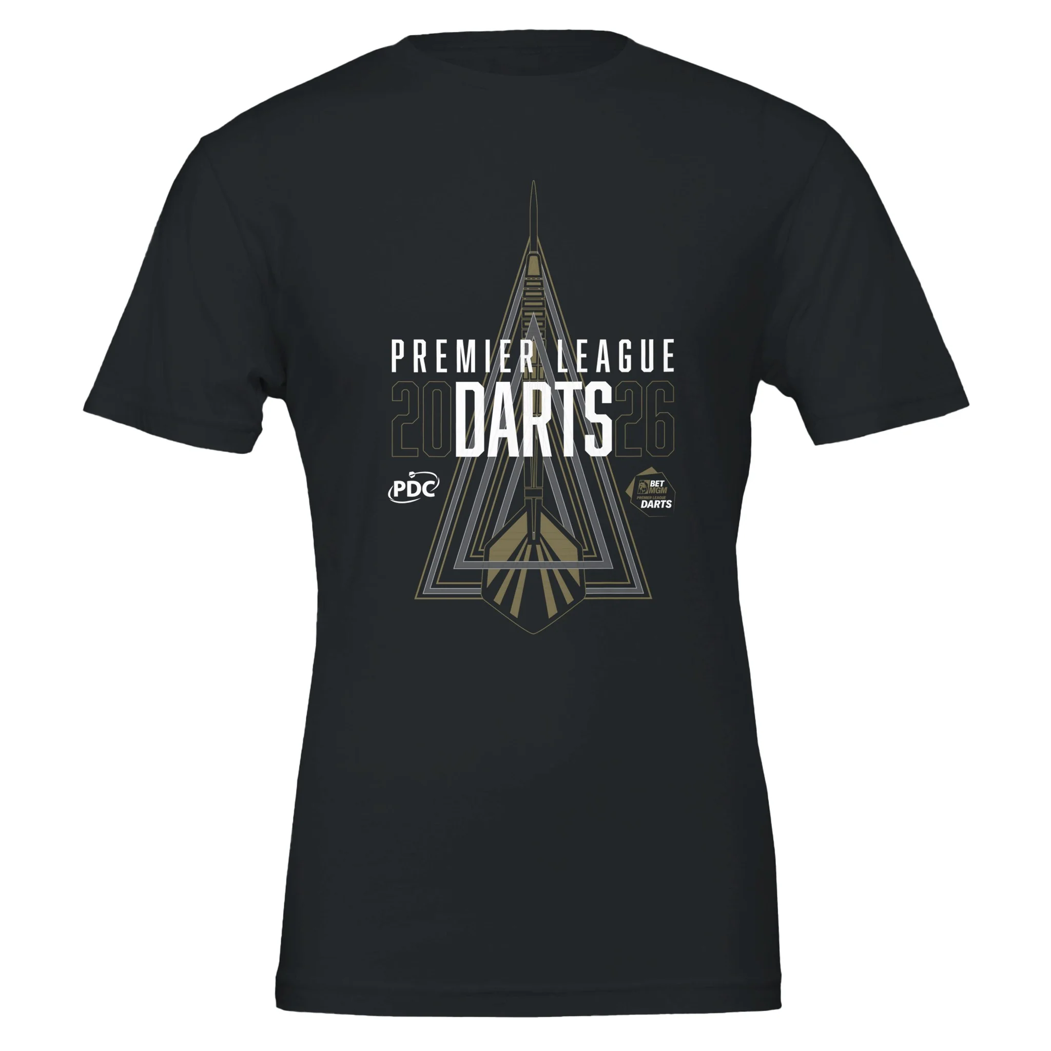 Premier League Darts 2026 Black T-Shirt