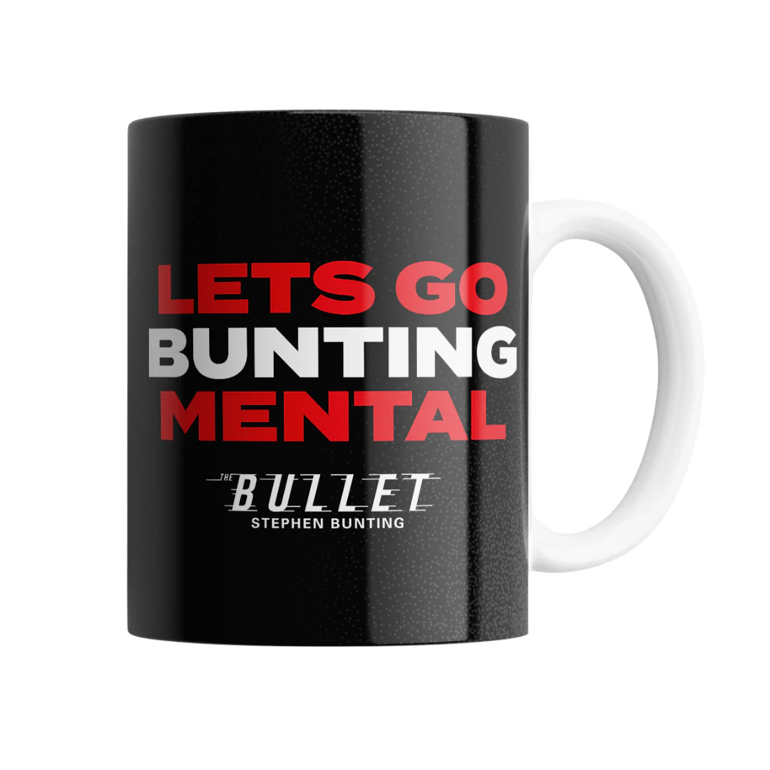 Stephen Bunting Black Mental Mug
