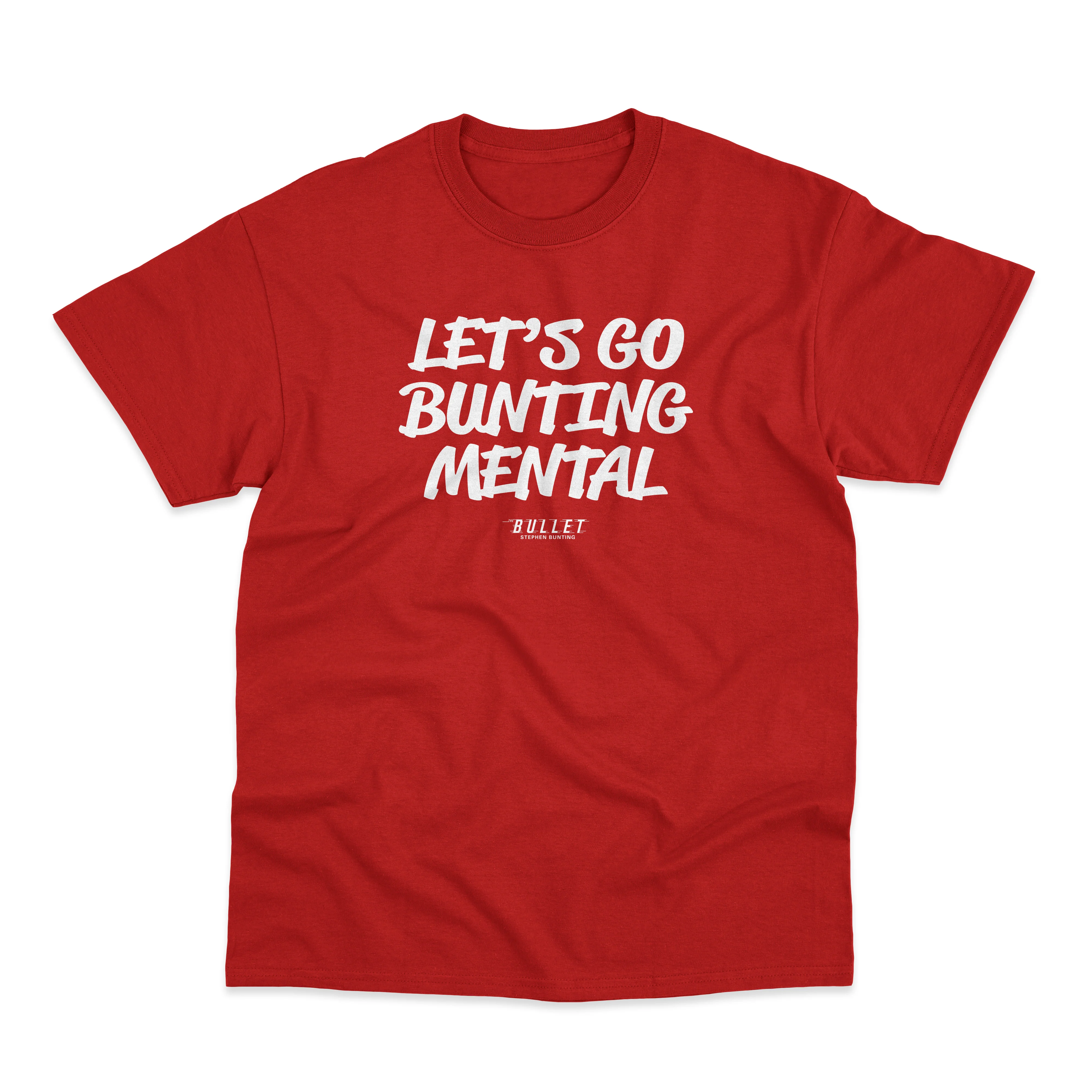 Stephen Bunting Kids Bunting Mental Red Tee
