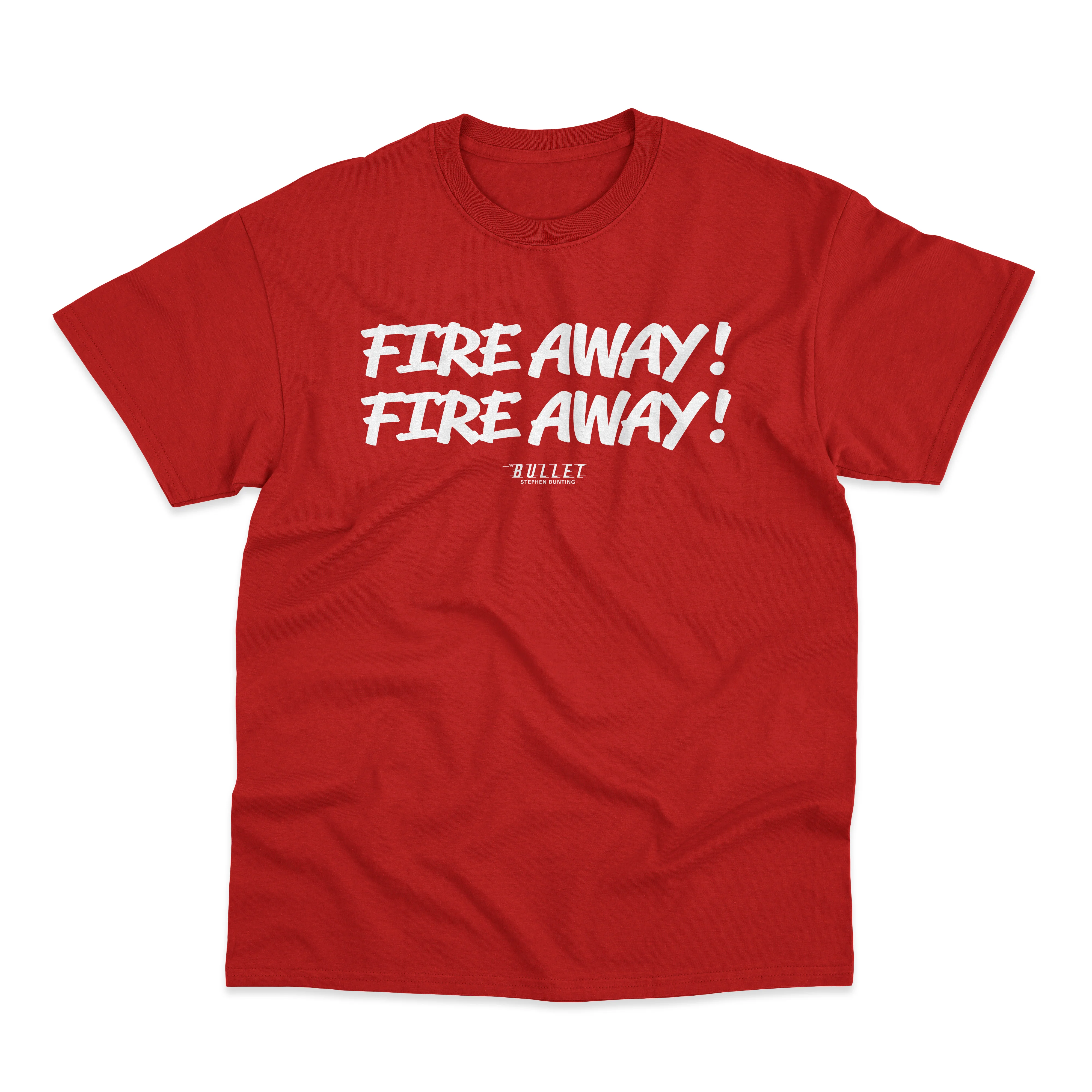 Stephen Bunting Kids Fire Away Red Tee