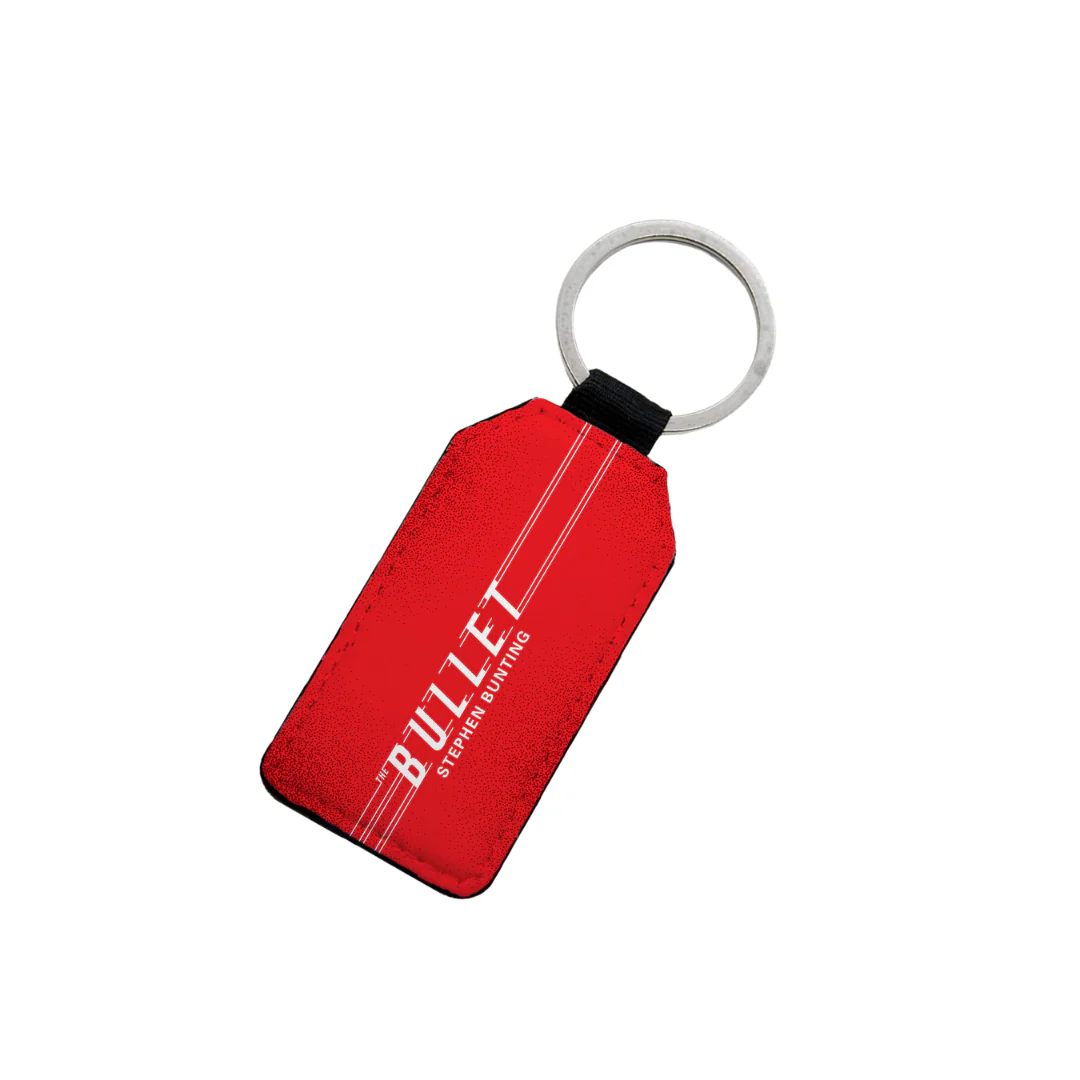 Stephen Bunting Red Bullet Keyring