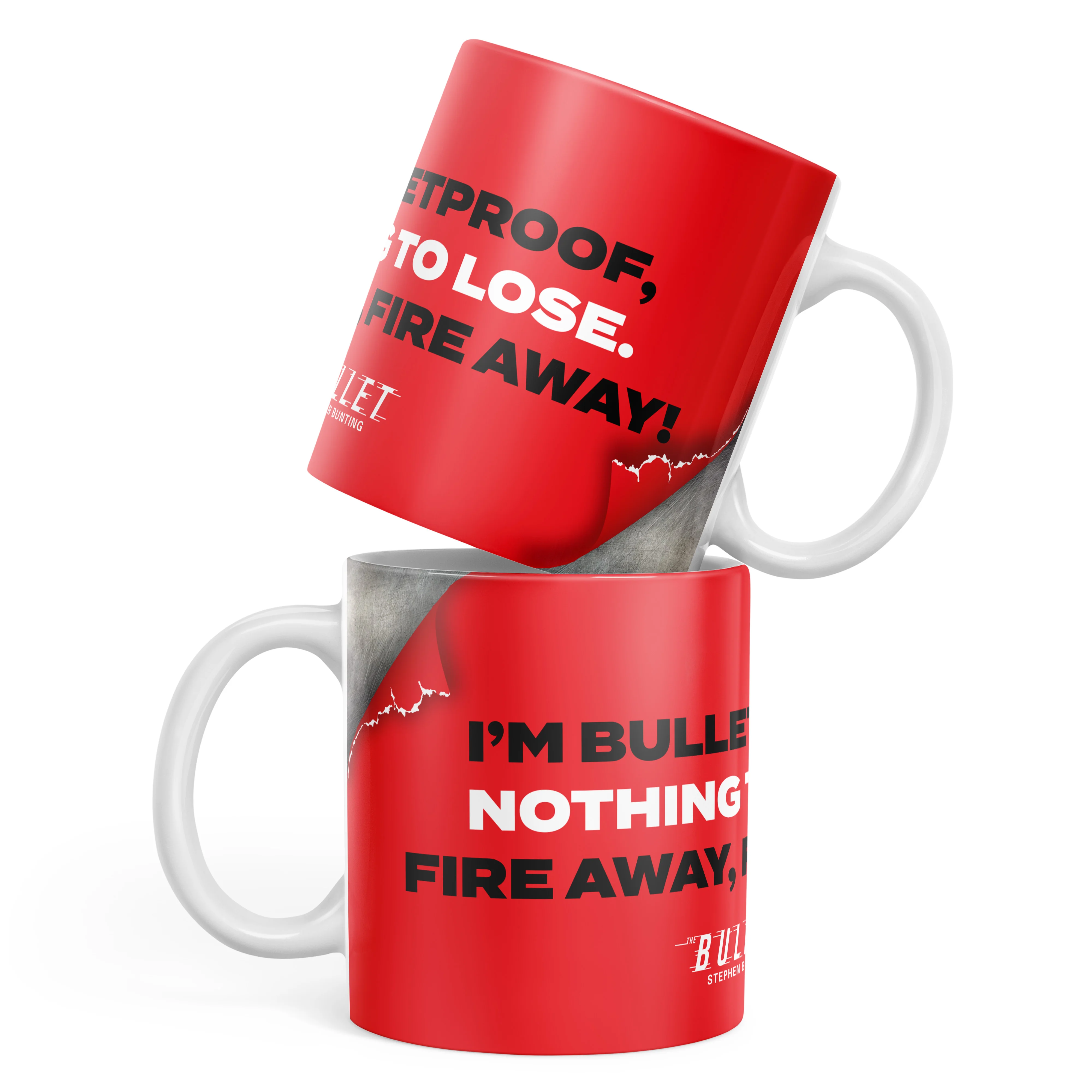Stephen Bunting Red Bulletproof Mug