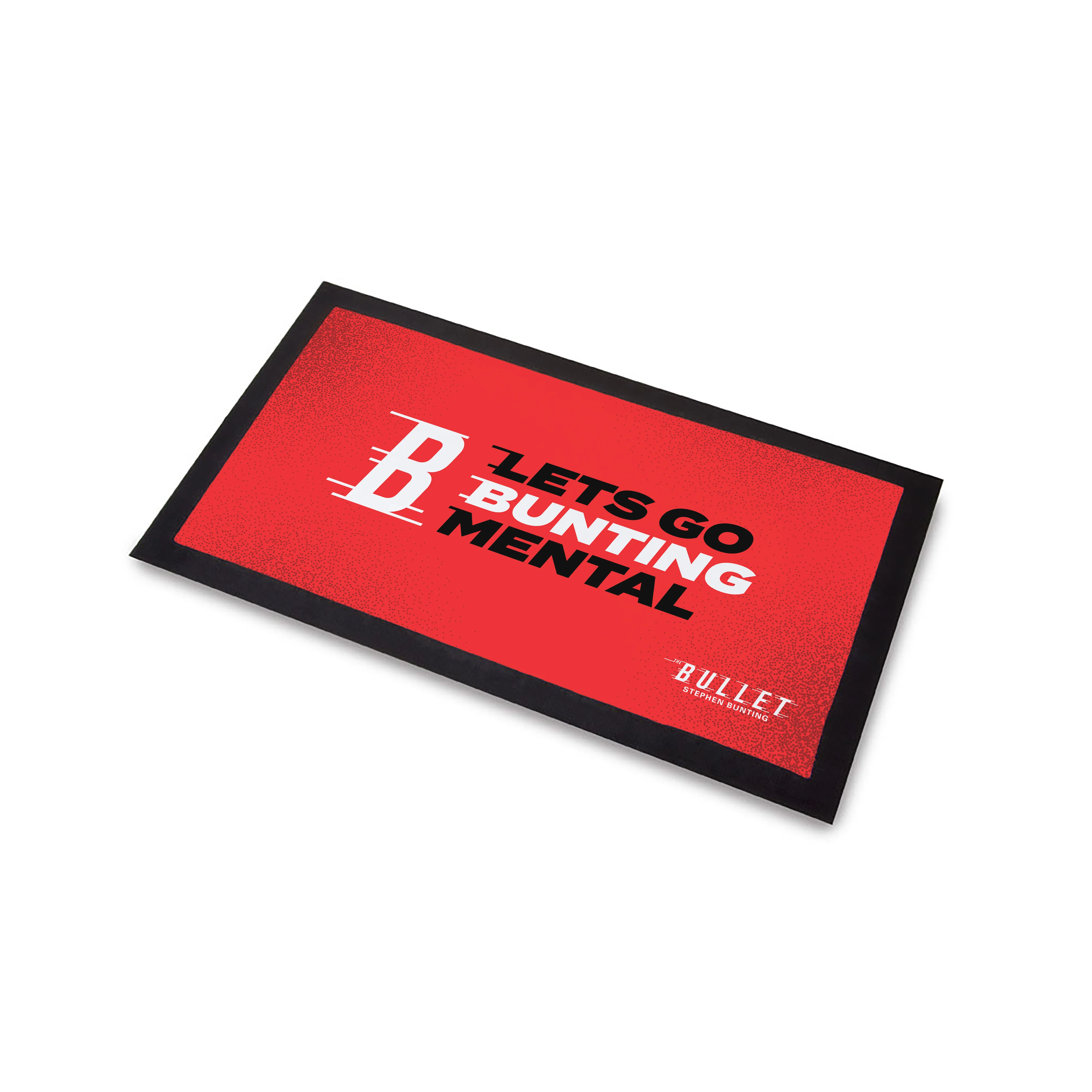Stephen Bunting Red Mental Bar Runner