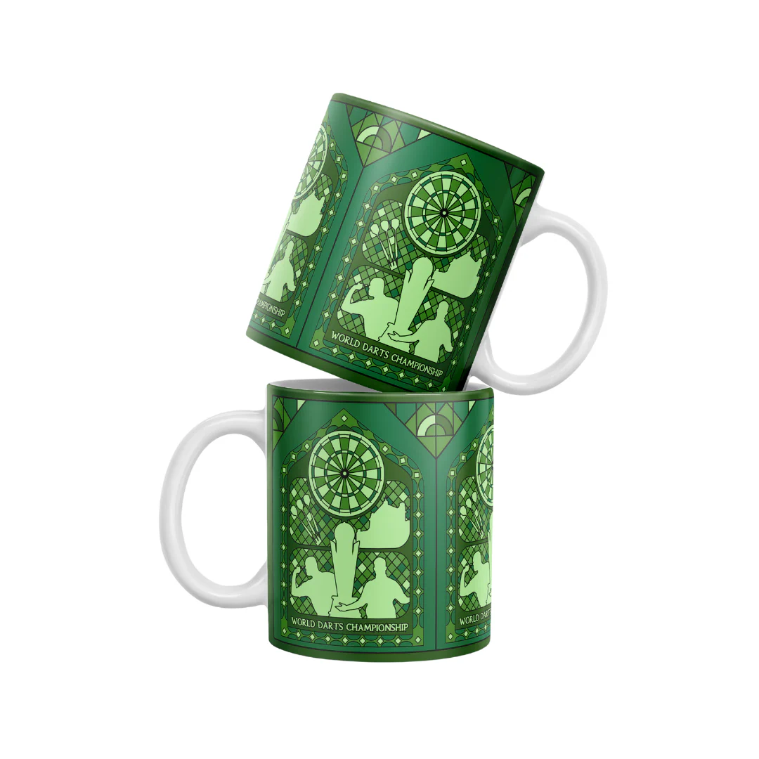 World Darts Championship Stain Glass Mug